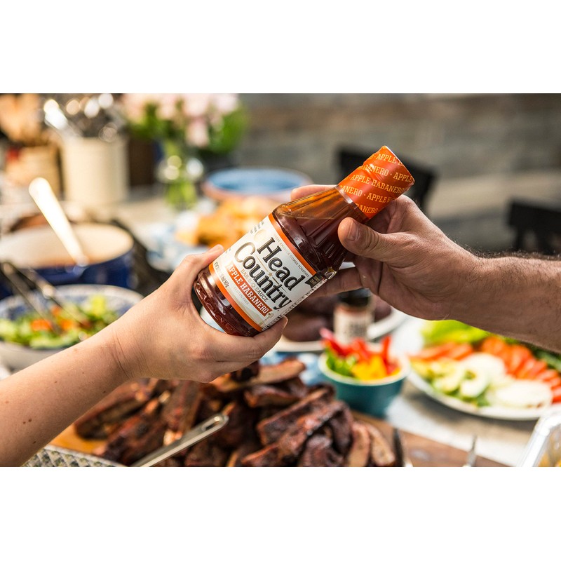 Head Country Bar-B-Q Sauce, Apple Habanero | Gluten Free BBQ