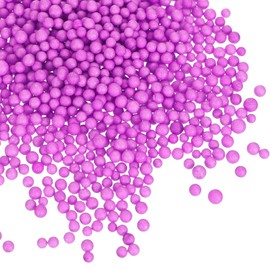 uxcell 5Pack 0.06"-0.12"(1.5-3mm) Foam Ball, Mini Round Foam Beads Balls for DIY Crafts, Art Wedding Party Decorations, Rose Red