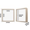 TouYinger 5x5 Small Shadow Box Frame Display Case , Display