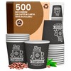 500 CuzcoCUP 65ml Coffee Paper Glasses Eco-Friendly Biodegradable Disposable Small