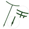 16 Pcs Plant Support Stake Peony Support Ring Cage Half