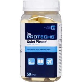 Flents Protechs Quiet Please Sleep Ear Plugs, NRR 29 (50 Pair) Free Shipping