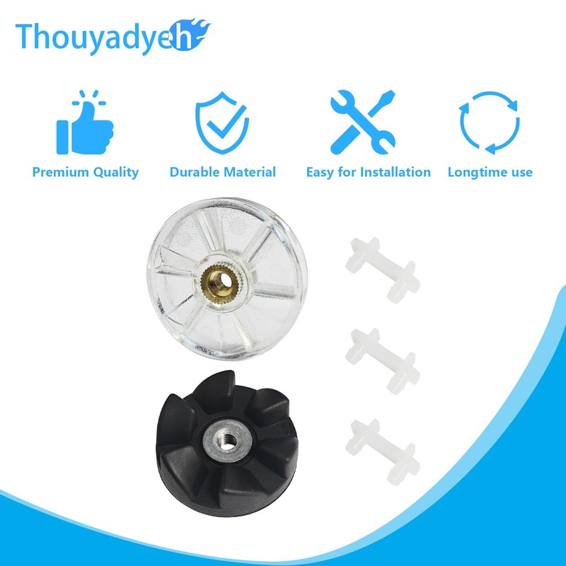 600W Base Gear & Blade Gear & 3 Pcs Rubber
