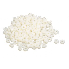 sourcing map Round Spacers 3 mm Diameter 3 mm Length Plastic Insulation Column Pack of 200