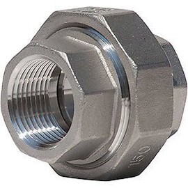 Stainless Steel 304, 1/4" Union, Threaded, 150# Cast, Smith-Cooper