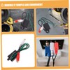 CHILDWEET 2pcs Car Speaker Connector Adapter Cable for Subwoofer to