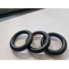 28mm x 45mm Black Curtains Drapery Pole Rod Rings With