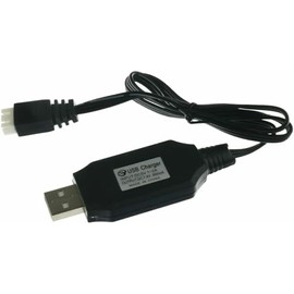 (Robotic) USB Charger for Compatible with BlackZon Li-ion Battery Pack 800mAh 7.4V T-Plug Slyder
