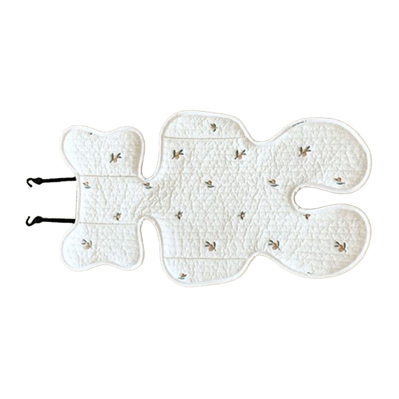 Soft Baby Stroller Seat Cushion Breathable Pure Cotton Infant Car