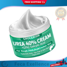 Grocerism Urea Cream 40 Percent For Feet Plus 2% Salicylic Acid 5.29 oz ||-US...