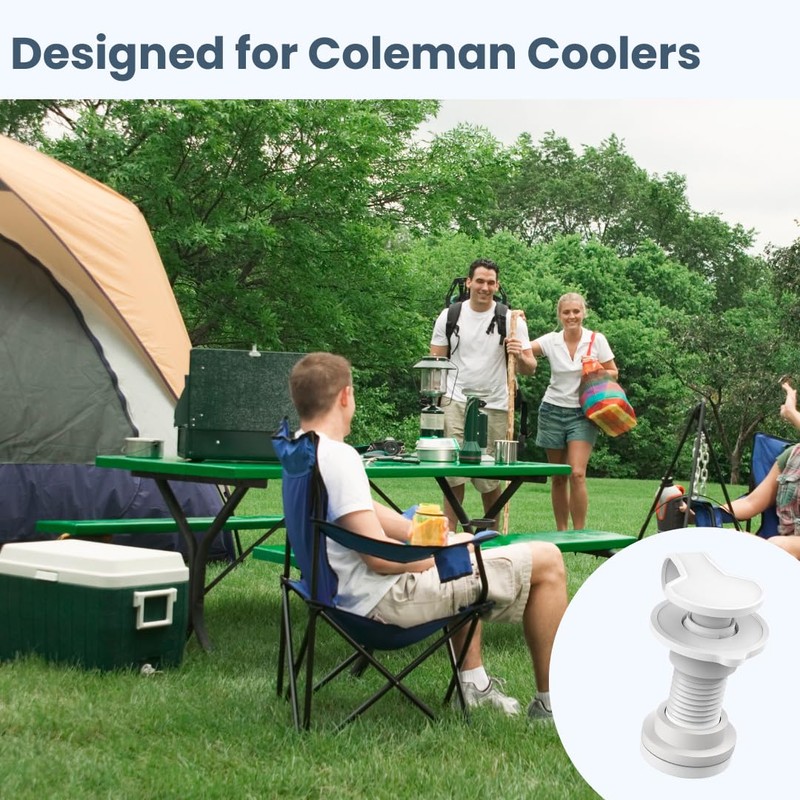 1" Cooler Drain Plug Replacement for Coleman Coolers-1 inch Shaft