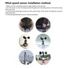 Wind Speed Monitoring Sensor, Wind Speed Sensor with 0.8m Cable,