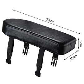 YUNNUO Bicycle Manned Cushion,Mountain Bike Back Shelf Seat Cushion,Universal Rear Seat with Buckle Soft and Lengthened and Thickened Rear Seat for Kids Size (Black)