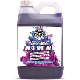 Chemical Guys CWS20764 Extreme Bodywash & Wax Foaming Car Wash Soap (For Foam Cannons, Guns or Bucket Washes) For Cars, Trucks, Motorcycles, RVs More, 64 fl oz (Half Gallon) Grape Scent