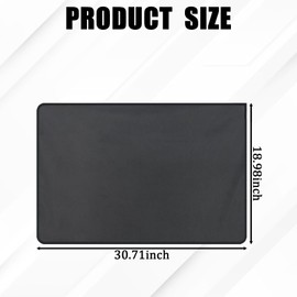 UZZH 2PCS Car Window Shades with Magnets, Vehicle Side Window Heat Insulation, Glare, UV Rays Privacy Curtains Covers, 100% Strong-Light Blocking Window Sun Shade for Baby, Napping (Back Seat)