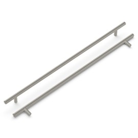 Hickory Hardware Bar Pulls Collection Pull 18-7/8 Inch (480mm) Center to Center Stainless Steel Finish