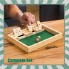 Toyrific | Shut the Box Dice Game, Wooden Board STEM