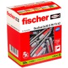fischer 557727 DuoSeal Wall Plug, 6 x 38, Red