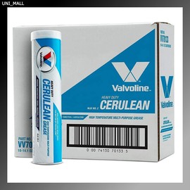 Valvoline 70133 Cerulean #2 Heavy Duty Grease, 14oz tubes, 10 Pack