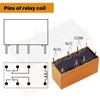 DPDT Relay DC 12 V Coil 8 Pin 2NO 2NC