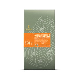 Luxmi Estates - Astounding Ashwagandha - Organic Ashwagandha Tea - 25 Tea Bags | With Ashwagandha, Turmeric, Ginger, Lemongrass & More | Perfect Stress Relief Tea