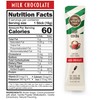 Caffelatto Milk Chocolate Hot Cocoa, Gourmet Single Serve Sticks, Made