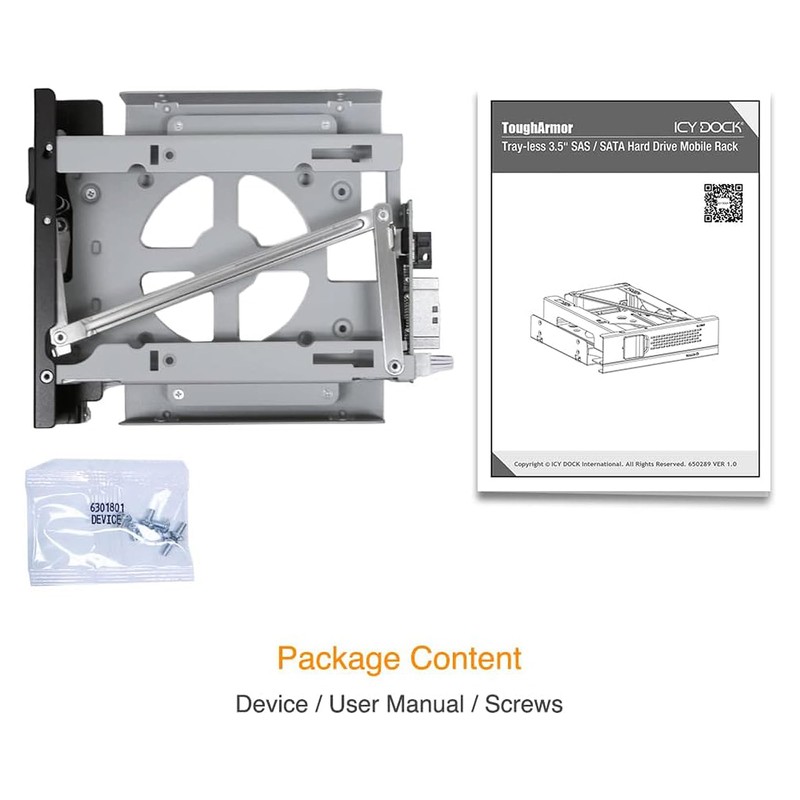 ICY DOCK TurboSwap MB171SP-1B - SATA/SAS Hot Swap Mobile Rack