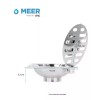 Cnx Meer Faucets Resumidero Cuadrado 4 X 4 Pulgadas