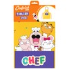 Chefclub Unisex Children's Cotton Apron, Yellow, One Size, yellow