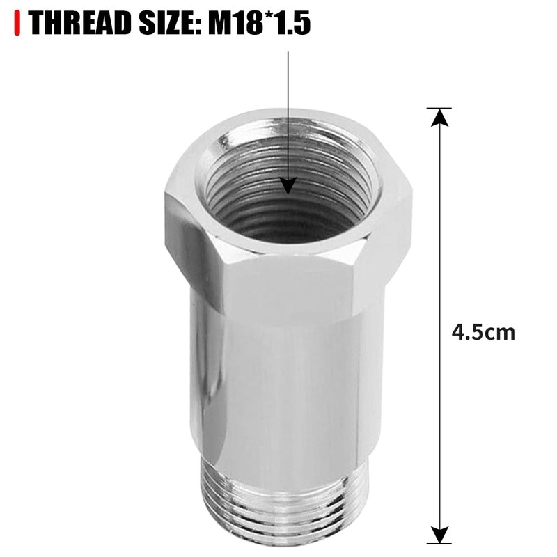 JNNJ 2 Pcs O2 Sensor Extender Spacer, Universal O2 Oxygen