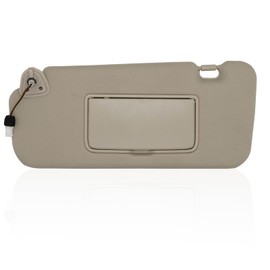 CRAZYPARTS Left Driver Side Sun Visor Compatible with Nissan Murano 2009 2010 2011 2012 2013 2014 Sunshade Replacement # 96401-1AA1B (Beige)