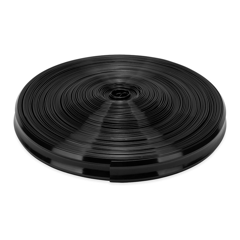 Camco 25212 Vinyl Trim Insert (1" x 100', Black)