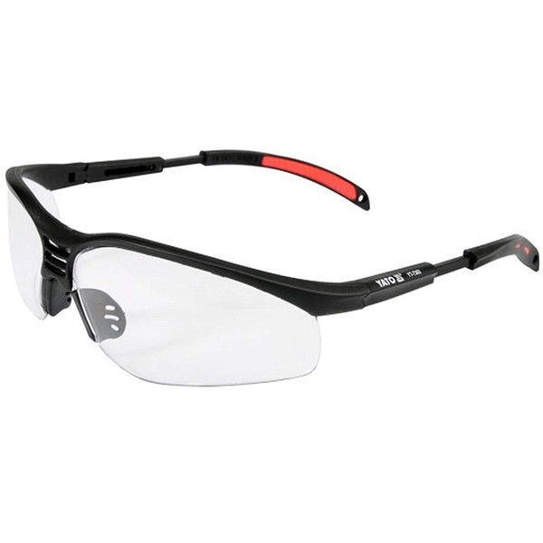 Clear Safety Glasses with Adjustable Sides