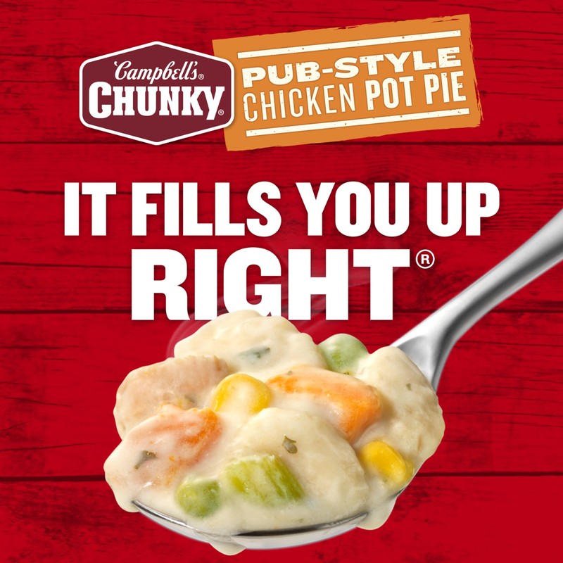 Campbell's Chunky Soup, Pub-Style Chicken Pot Pie Soup, 18.8 oz