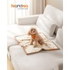 Feandrea Waterproof Dog Blanket, Sherpa Fleece Pet Blanket for Miniature