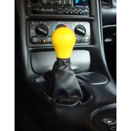 Yellow polymer Corvette C5 1997-2004 Yellow Shift Knob for 6 Speed