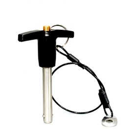 HAIWEN 1Pc Stainless Steel T-Handle Quick Release Pin, 12mm x 50mm, Black