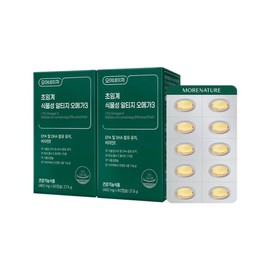 More Nature 모어네이처 초임계 식물성 알티지 오메가3 2박스 More Nature Supercritical Plant-Based RTG Omega-3 2 Boxes