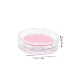 Healvian Women Blusher Single Color Blush Makeup Accessory Compact Portable Natural for Lady