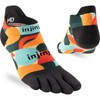 Injinji RUN LIGHTWEIGHT NO-SHOW ARTIST DESIGNED PLUMAS S, multicoloured