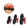 JAGETRADE 20mm/25mm/32mm Water Pipe Quick Valve Connector PE Tube Ball