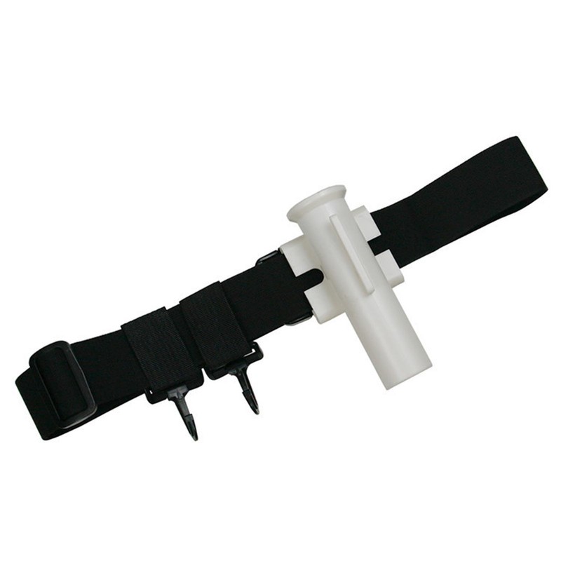 Fishing Rod Belt with Movable Ring Adjustable Fishing Fighting Belt