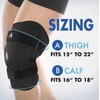 Arthritis, Bursitis, Compression, Immobilization, Stabilization ATX Hinged Knee Brace -
