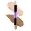 CCbeauty 2-IN-1 Contour Stick Makeup,Cream Shimmer Highlighter Bronzer Stick, Highlighting