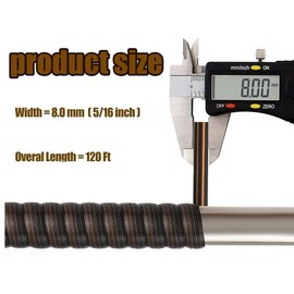 WEZCHUGHAOL Wicker Repair Kit, 120 Feet Basket Weaving Material, DIY Crafting Replacement for Sofa (Coffee)