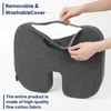 Seat Cushion,Memory Foam Office Chair Cushion Tailbone Sciatica Pain Relief