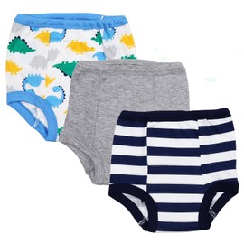 Gerber Little Boys 3-Pack Training Pant - Dinosaurs (2T)