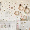 Bumble Bees and Ladybugs Wall Stickers，Removable Honey Bee Clings Mural