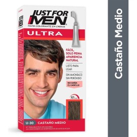 Tinte de Cabello Just For Men Ultra Castaño Medio 35g