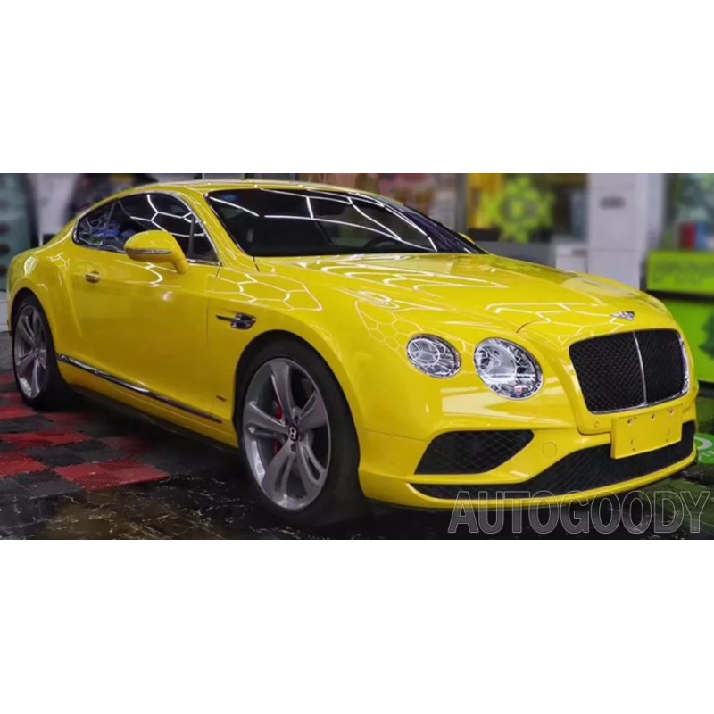 AUTOGOODY 120" x 60" Super Gloss Yellow Vinyl Film Wrap